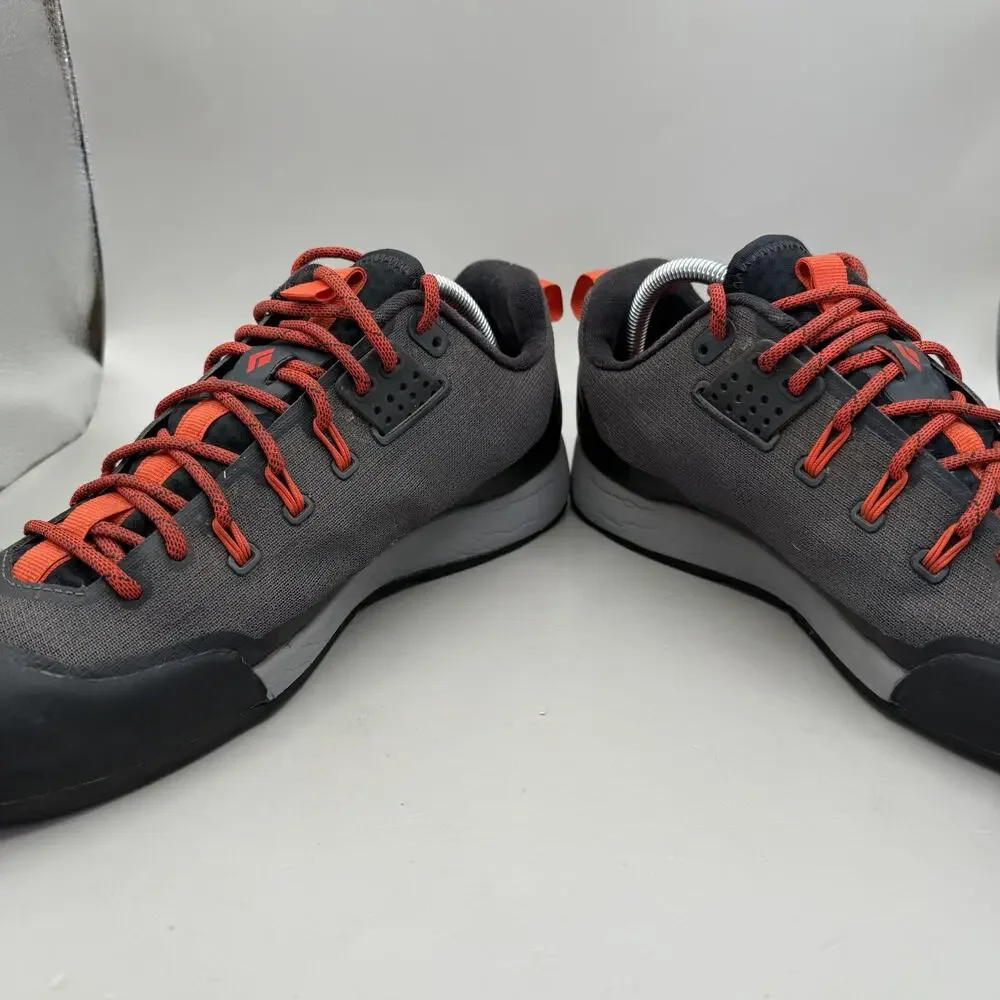 Black Diamond Technician Approach Shoes Mens 12 Gray Red Trail Climbing Sneakers